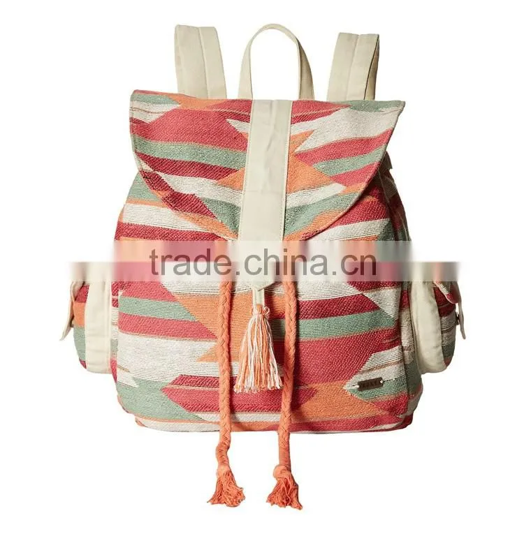 Thinkee backpack custom fashion aztec drawstring backpack wholesale 2016 girls backpack