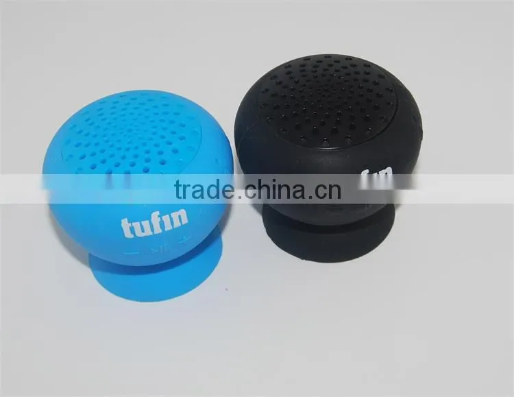 Cheapest Mushroom Mini Handfree Stereo Bluetooth Silicon Sucker Speaker