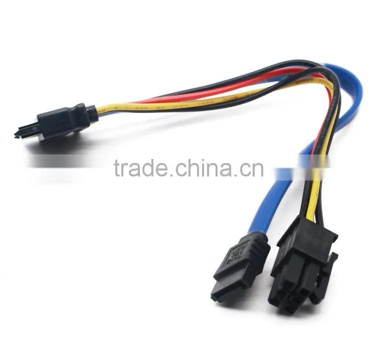 SATA22P To 7Pin +4Pin Power Cable,sata Hard disk cable