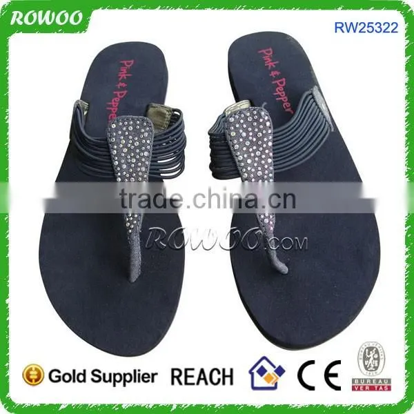 Fashion women leather upper sandals for summer