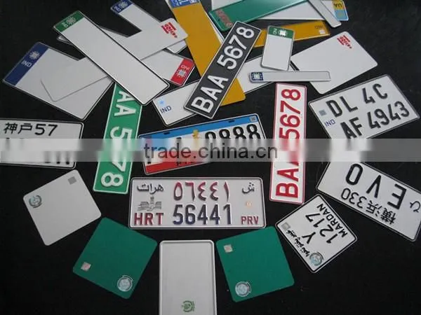 car plate/number plate/aluminum license plate