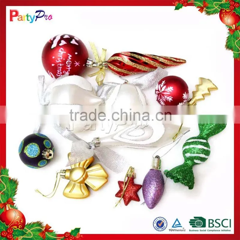 Partypro 2015 Wholesale Christmas Decorations Colorful Balls Printable Christmas Balls