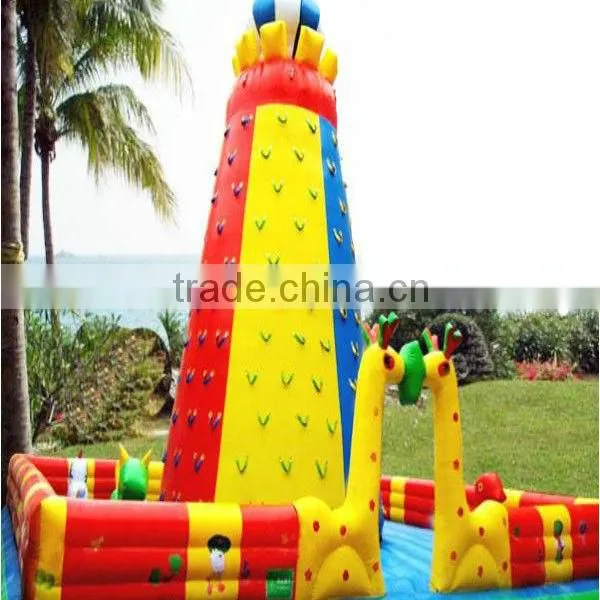 new design inflatable rock climbing wall