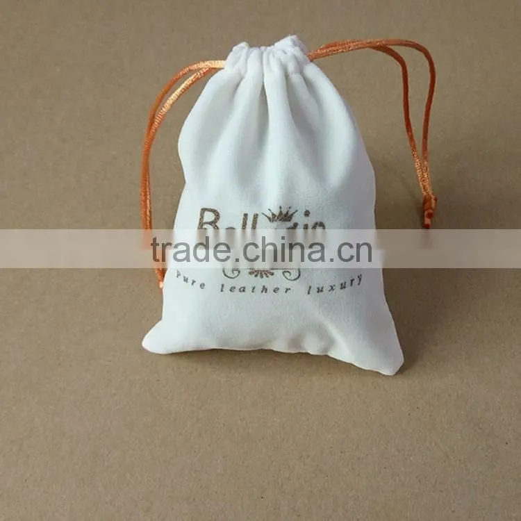 High-end velour smart phone bag with button