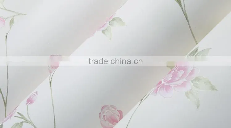 cheap American decoration flower wallpaper for wall