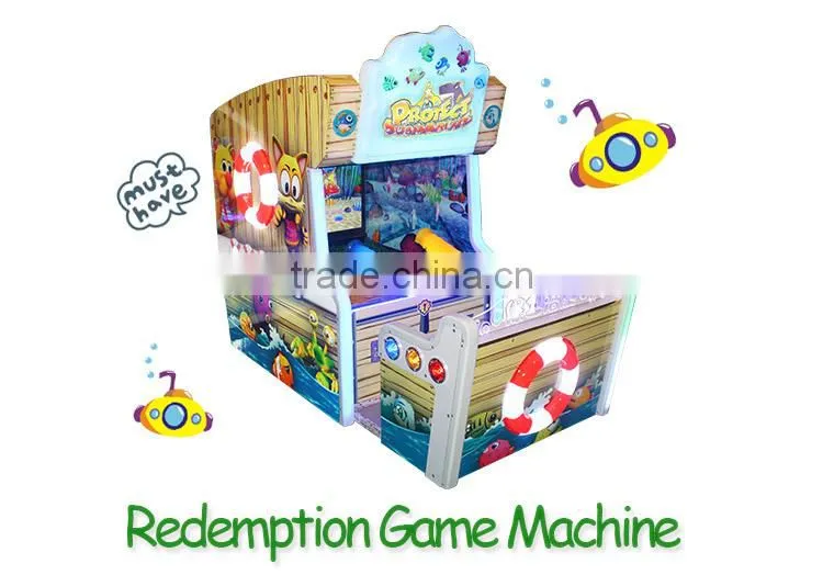 2015 new shooting water game indoor lottery ticket machine
