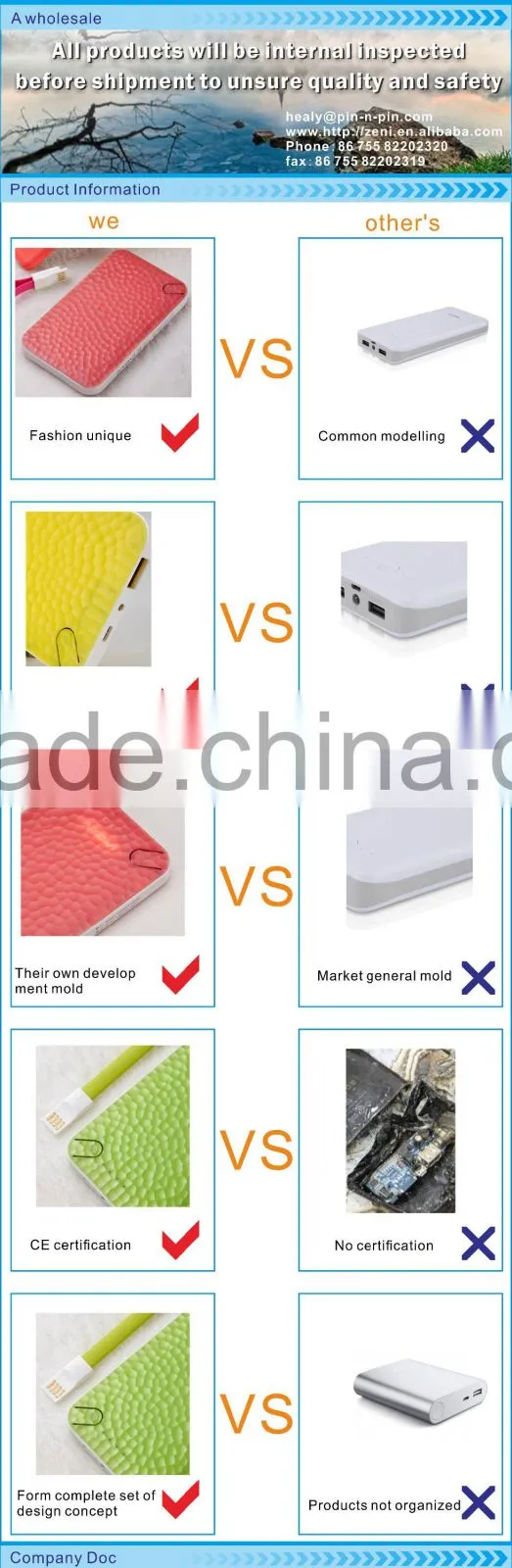 10 years specializing in the production of mobile power bank