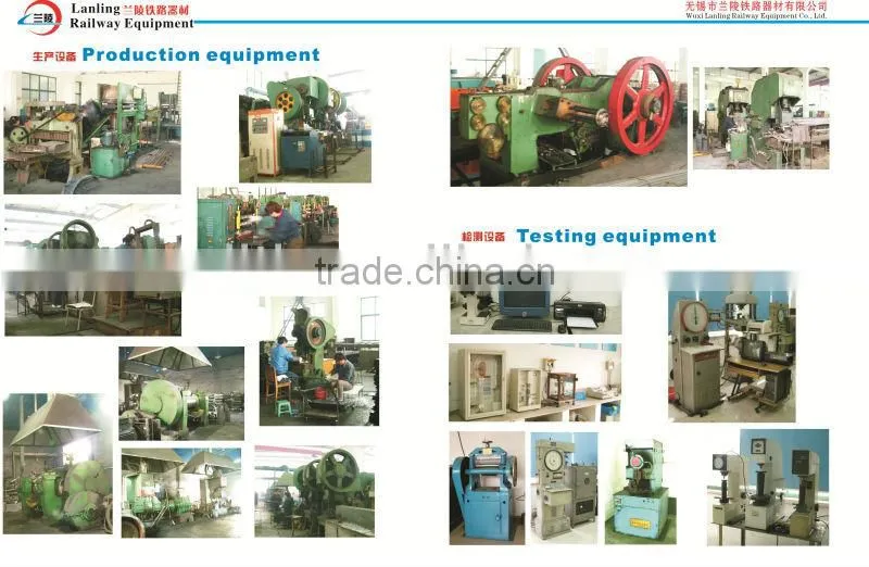 high strength railway fastening system railway bolt and nut