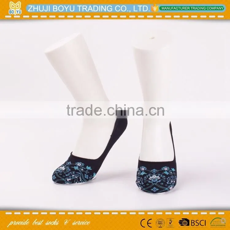 BY-161001 LADY ACRYLIC INVISIBLE SOCK