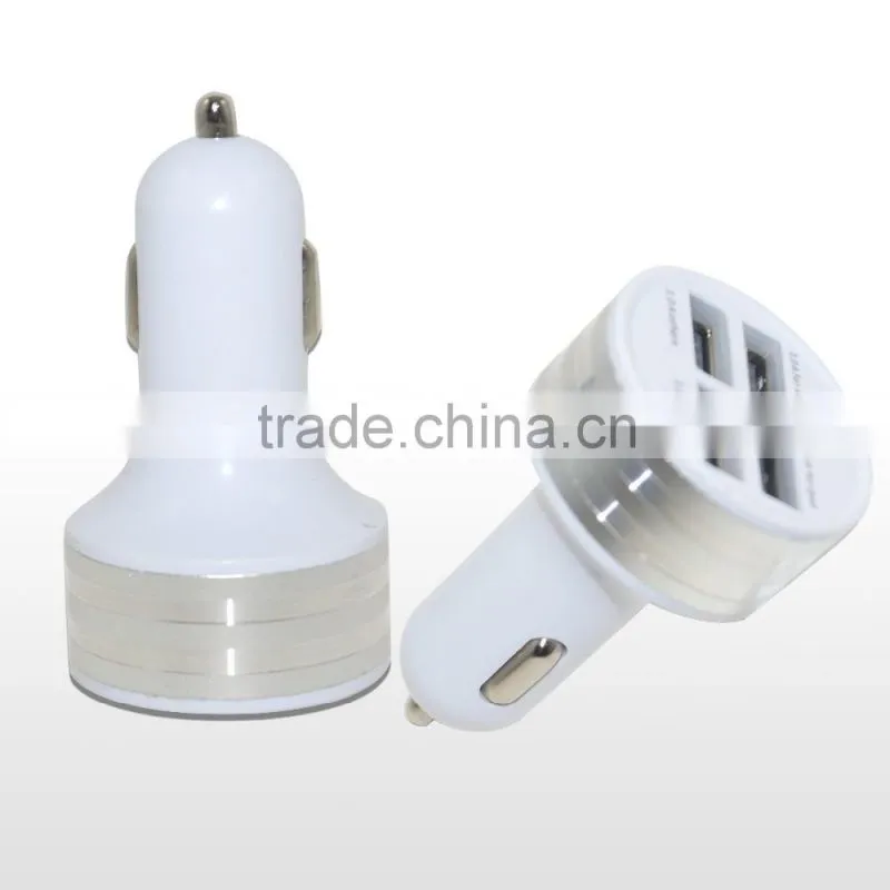 2016 the Newest Car Universal 12V 5.1A 4Ports USB Car Charger For Smartphone Tablet iPad