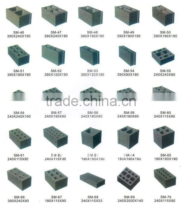 QT40-3B small investment concrete design layout for hollow block