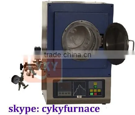 1200C Hi-Vacuum Chamber Furnace with Quartz chamber / high vacuum chamber furnace