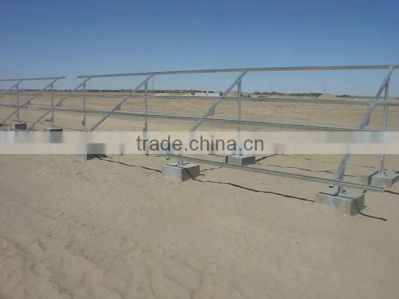 pvsolver ground mounted solar rack system