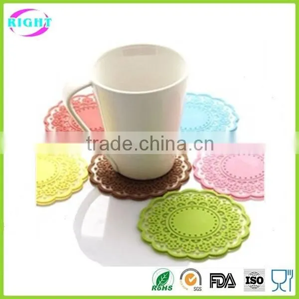 High Quallity Customized Silicone Cup Mat