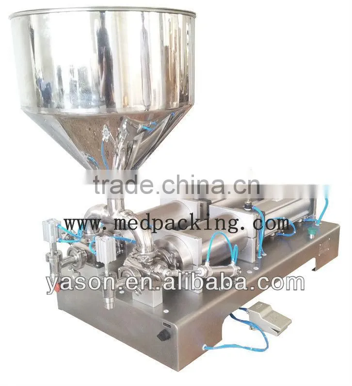 300-2500ml double heads Cream Shampoo Cosmetic Automatic Filling Machine a