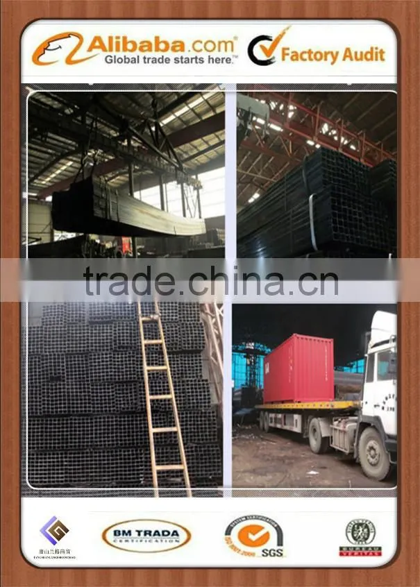 Carbon Steel Welding Black black square steel pipe /tube
