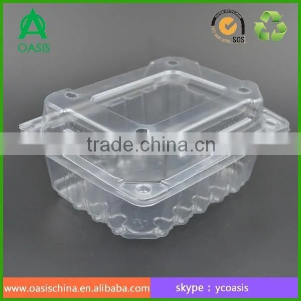 Plastic material vegetable packing box