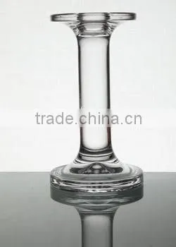 Crystal glass tall glass candle holders