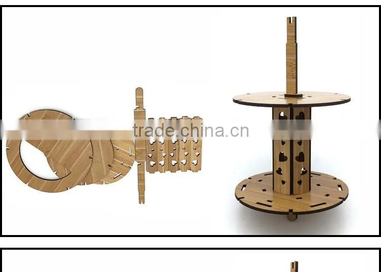 Moving Carousel Laser cut wooden puzzle 3d