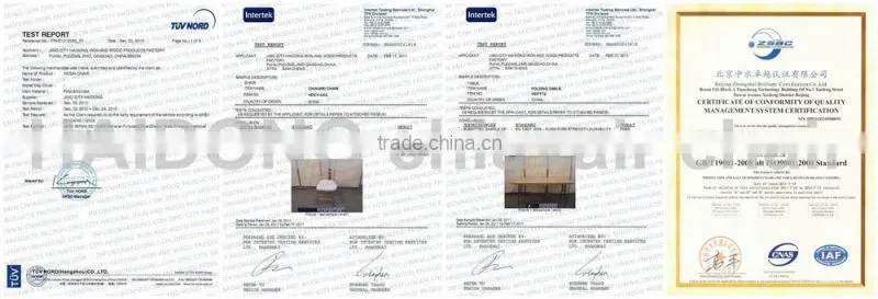 party tables and chairs Haidong factory