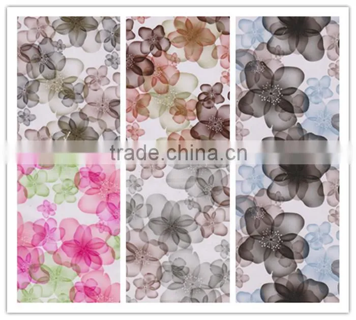 flower design transfer printing film For Semi PU leather