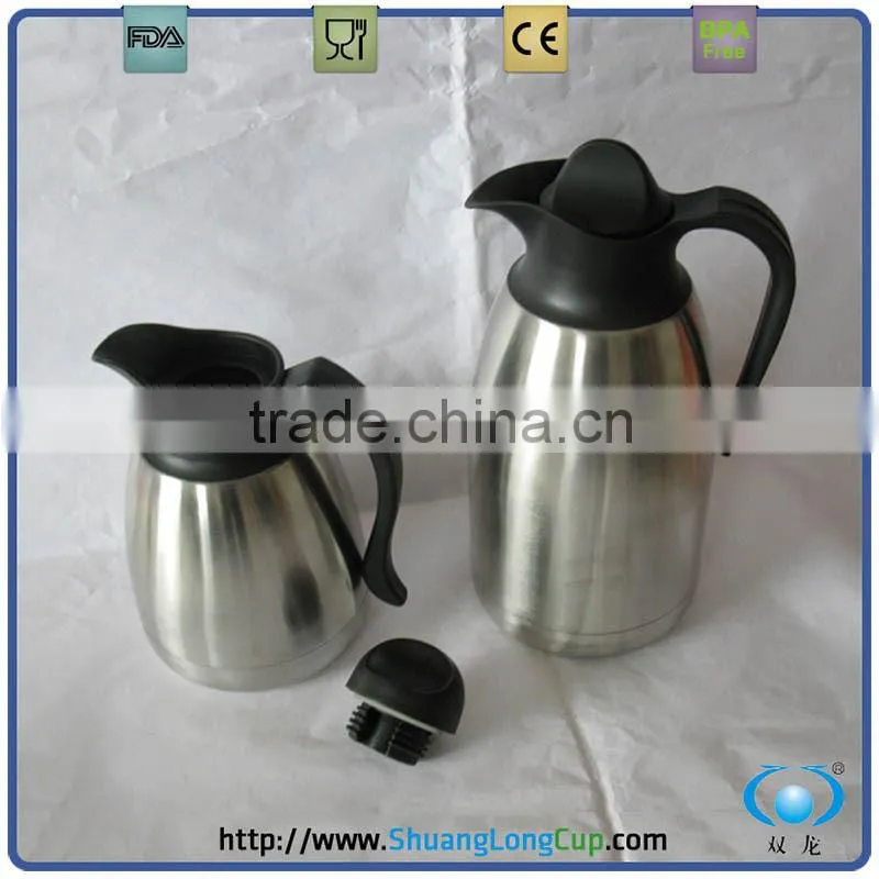 High quality double wall coffee pot