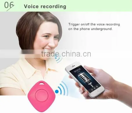 2015 Top Selling small lovely bluetooth 4.0 smart finder key finder for IOS and android smartphone