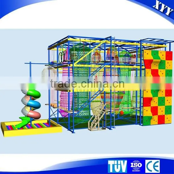 2016 New outdoor playground equipment high ropes course adventure