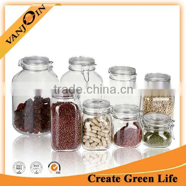 Glass Storage Clip Top Jar 0.5Lt