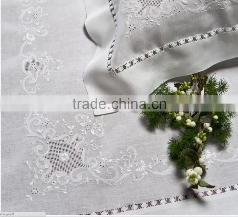 hand embroidery bedding set