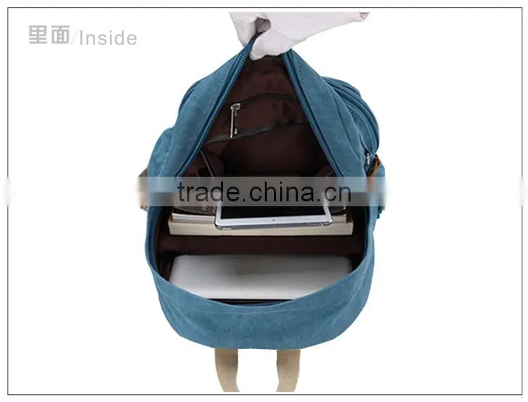 fabric for backpack;korean style backpack;canvas backpack fabric