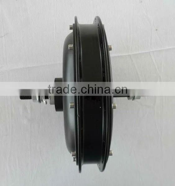 NEW style,7 speed+diac brake,36v500wRear Wheel electric bike conversion kits with brushless gearless hub motor