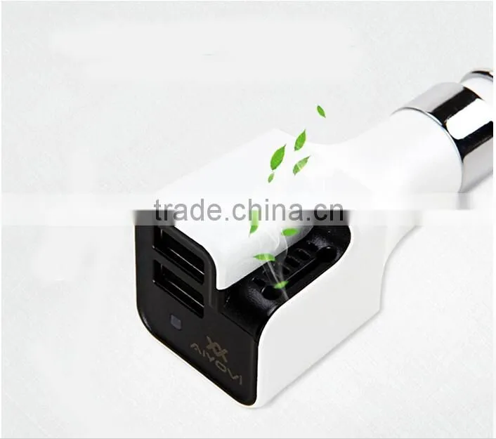 ShenZhen factory new desgin universal car chargers with air purifier function universal car chargers for mobile phone
