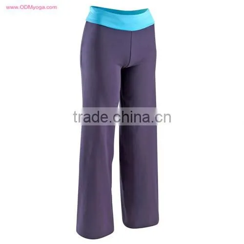 Custom Ladies 95% Combed Cotton 5% Spandex Fashion Design Fitness Leggings, Gym Sports Pants, Yoga Pants for Women