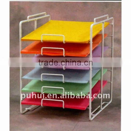 counter top paper display rack