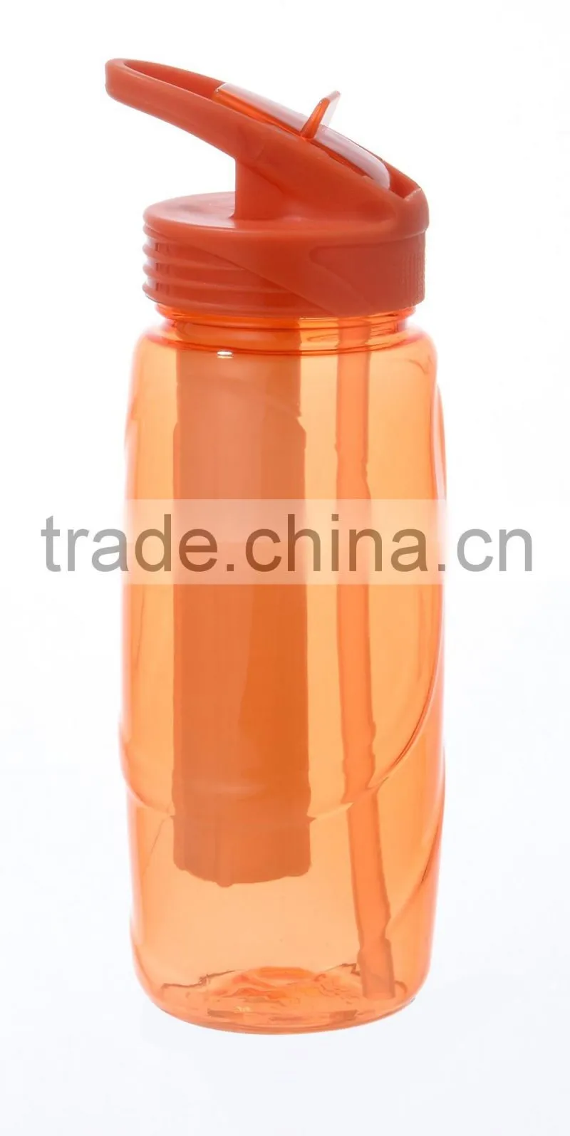 sipper with filter ice tube water bottle