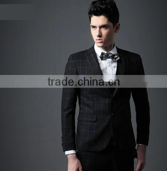 Fashion Checked Wedding Party Dresses For Men