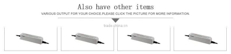 Mean Well 40w 24V waterproof led driver/40W 24V Single Output Switching Power Supply/24V led driver with pfc function