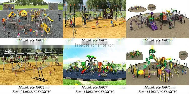 European standard outdoor combined climbing slide