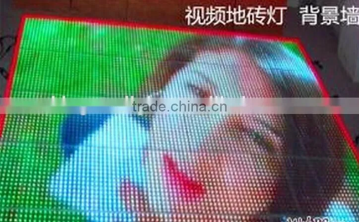 China Outdoor Advertising LED Display board Prices Video Dance Floor Light 3D Effect For Sale Christmas Disco Club Party Favors