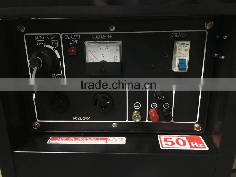 5kw diesel motor engine electric generator for sale