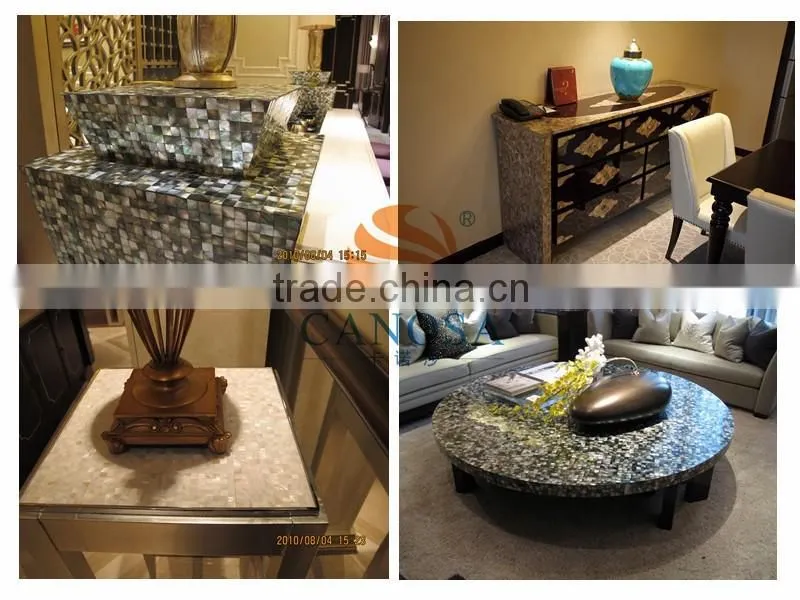previous Tile for wall and floor decor Shell Mosaic Mother of Pearl Interior Wall Decoration Material for swimming