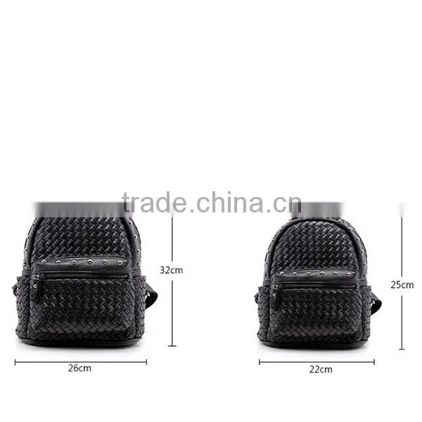 2016 Teenage Street Shoulder Bag For Girl Women Handwaved Backpack Euramerica Classical Type