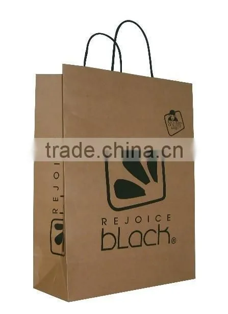 carton gift paper bag with handle