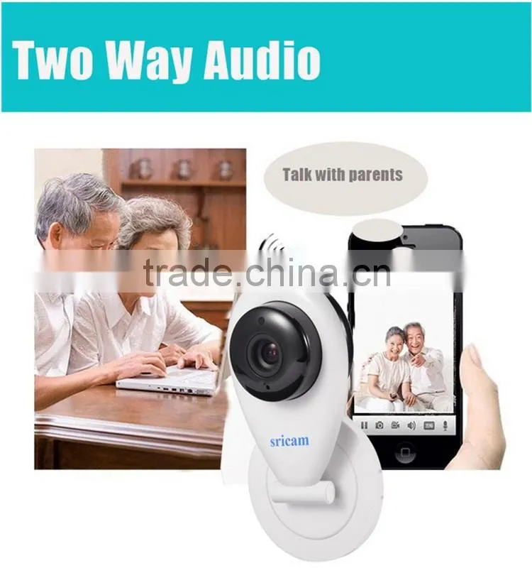 New Sricam Wireless WIFI HD 720P IP Camera SP009 ONVIF Indoor Security 8m Night Vision Wireless Security Camera Baby Monitor