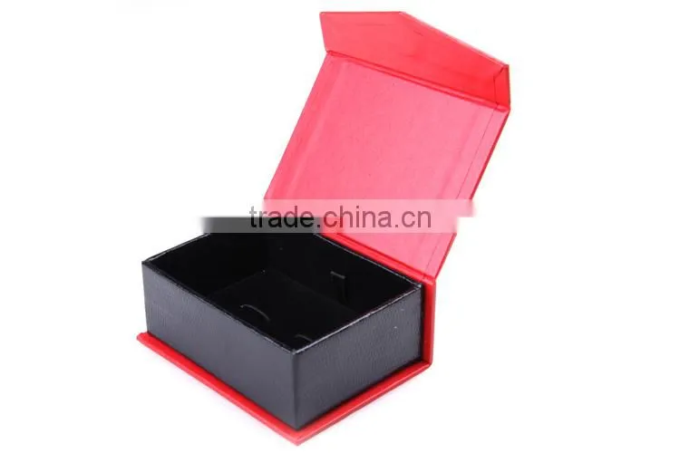 Wholesale fancy red cufflink box