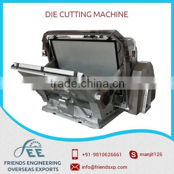 Best Quality Popular Design Paper Die Cutting Machine for Quick Processing