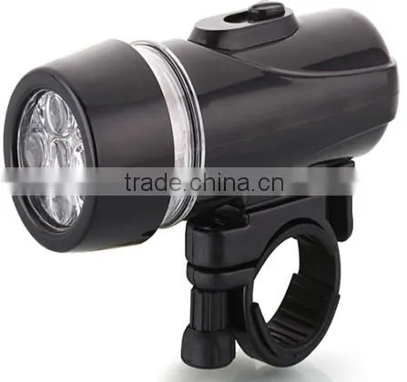 Led Bicycle Bike Flash Light Lamp Head/Waterproof 5 white LED Lamp Bike Bicycle Front Head Light
