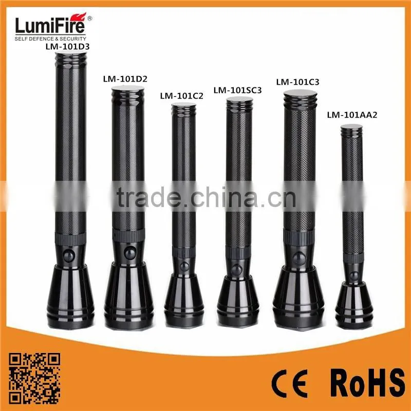 Lumifire LM-101 Aluminum High Power Long Distance NI-mH Battery LED Flashlight