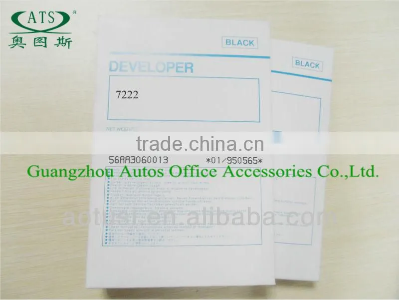 color copier spare part developer 7222 compatible for Konica 7222 7122 7130 7135 7022 photocopy machine